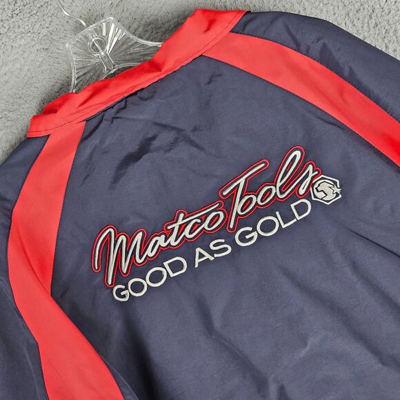 Matco Tools ‘Good as Gold’ Zip Up Wind Breaker Jacket Size XL Embroidered - Picture 1 of 10
